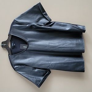 Faux leather shirt from Alfani - Large
